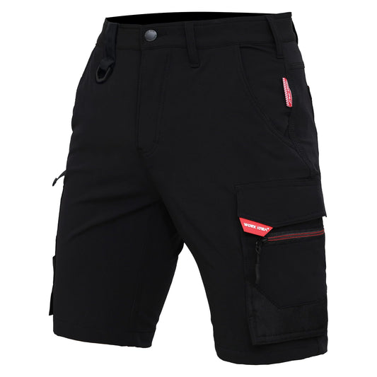 WORK IDEA Women's Slim Fit Stretch Work Shorts Durable Elegance for Highest