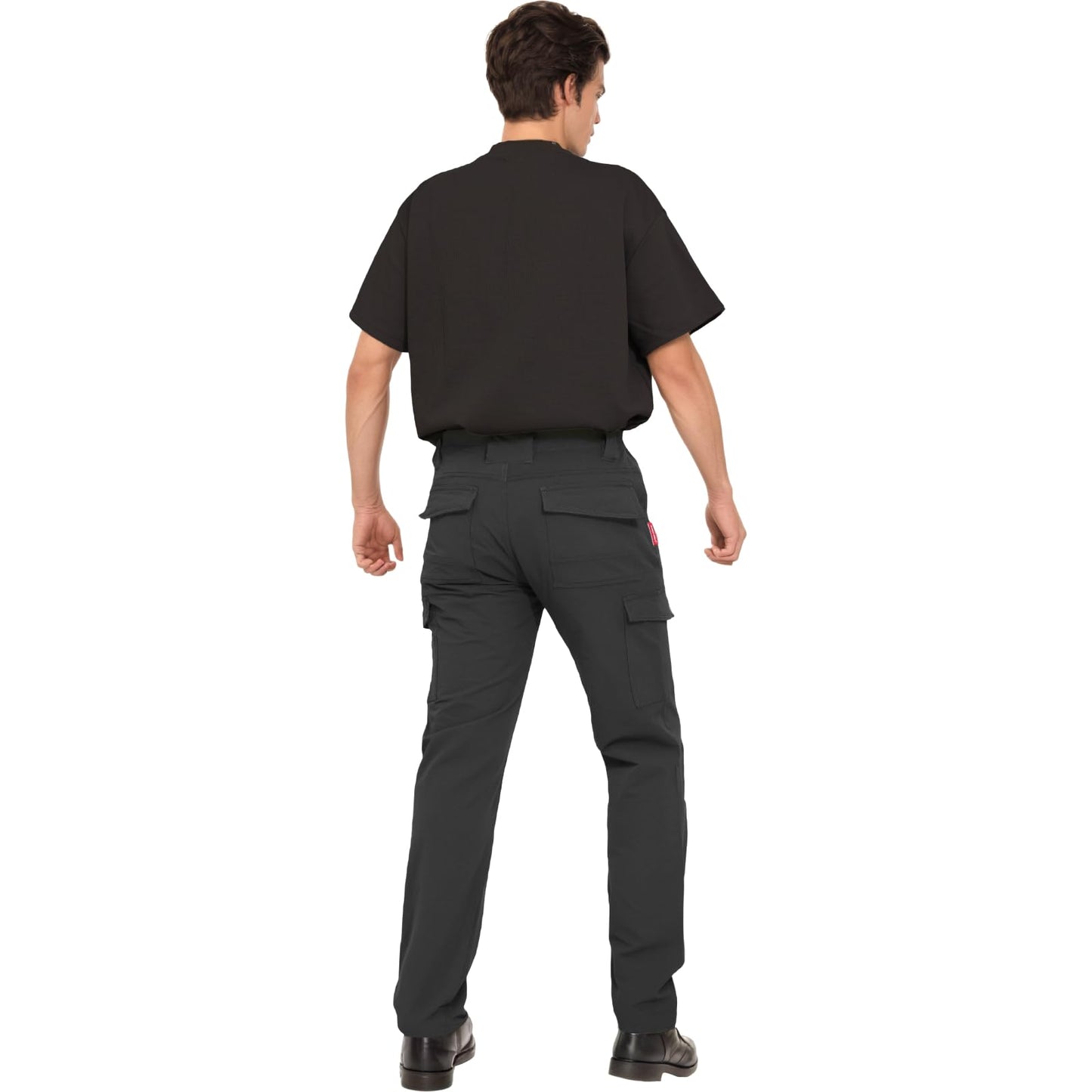 WORK IDEA Outdoorhose für Herren Wanderhose Wasserdicht & Elastisch Softshellhose Atmungsaktiv Weiche für Trekking, Bergsteigen und Freizeit