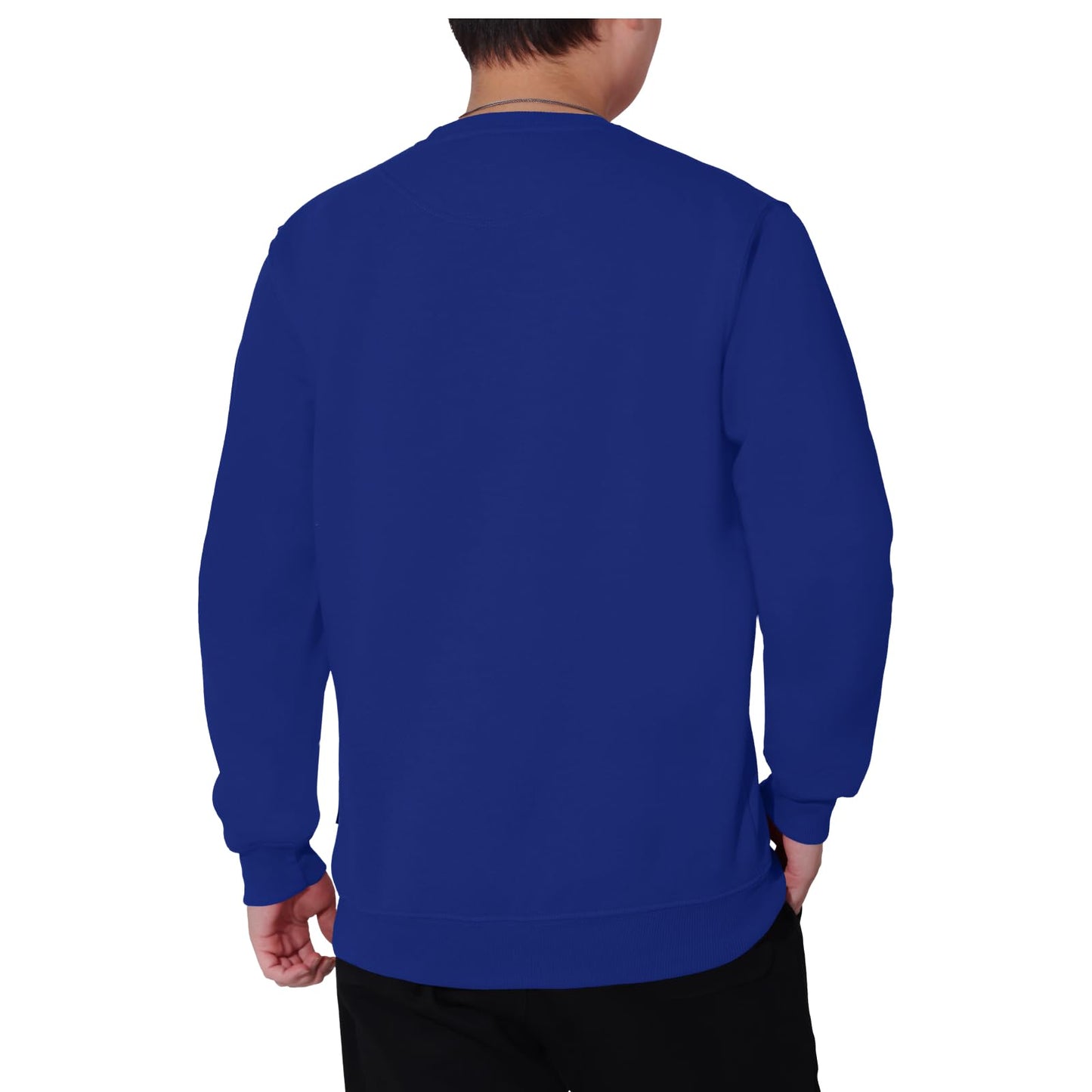 WORK IDEA Men's Crewneck Sweatshirt Work Wear Pullover Men's Basic Work Jumper