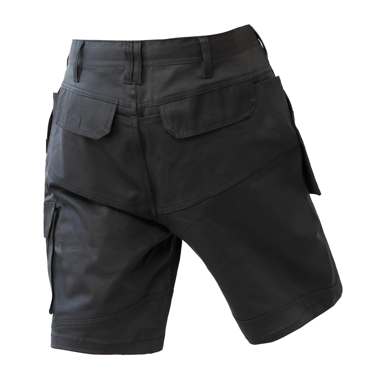 WORK IDEA Builder Work Shorts for Men - Durable Summer Combat Shorts - Multi Pocket Detachable Flight Pocket Shorts