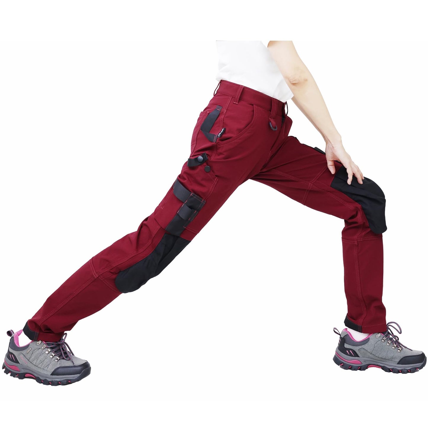 WORK IDEA Women's Slim-Fit Stretch Work Trousers: Cordura Fabric in Critical Areas, Heavy Duty, Elegant, Suitable for Highest Demands