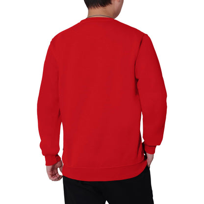 WORK IDEA Men's Crewneck Sweatshirt Work Wear Pullover Men's Basic Work Jumper