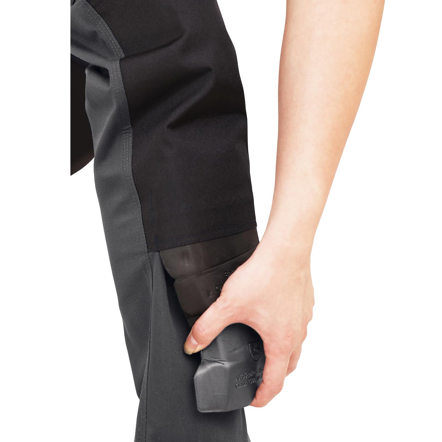 WORK IDEA Mens Work Trousers Oxford Knee Pockets Heavy Duty Canvas