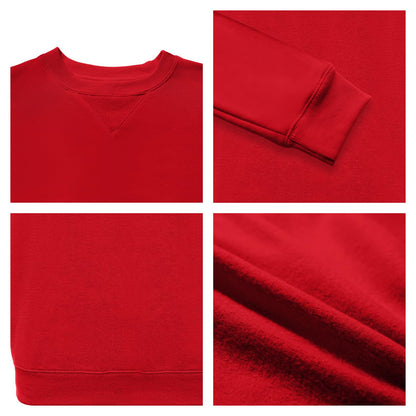 WORK IDEA Men's Crewneck Sweatshirt Work Wear Pullover Men's Basic Work Jumper