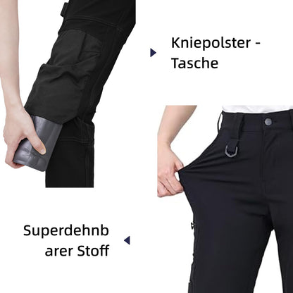 WORK IDEA Women's Slim-Fit Stretch Work Trousers: Cordura Fabric in Critical Areas, Heavy Duty, Elegant, Suitable for Highest Demands