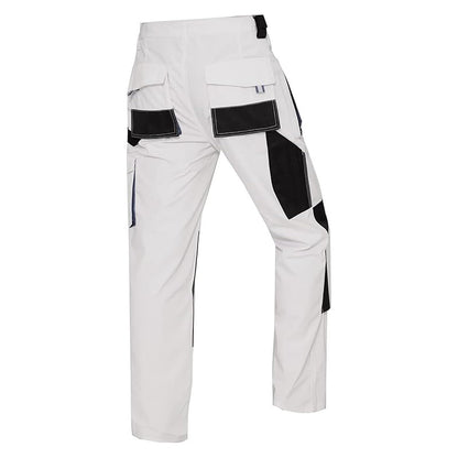 WORK IDEA Mens Work Trousers Oxford Knee Pockets Heavy Duty Canvas