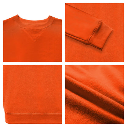 WORK IDEA Men's Crewneck Sweatshirt Work Wear Pullover Men's Basic Work Jumper